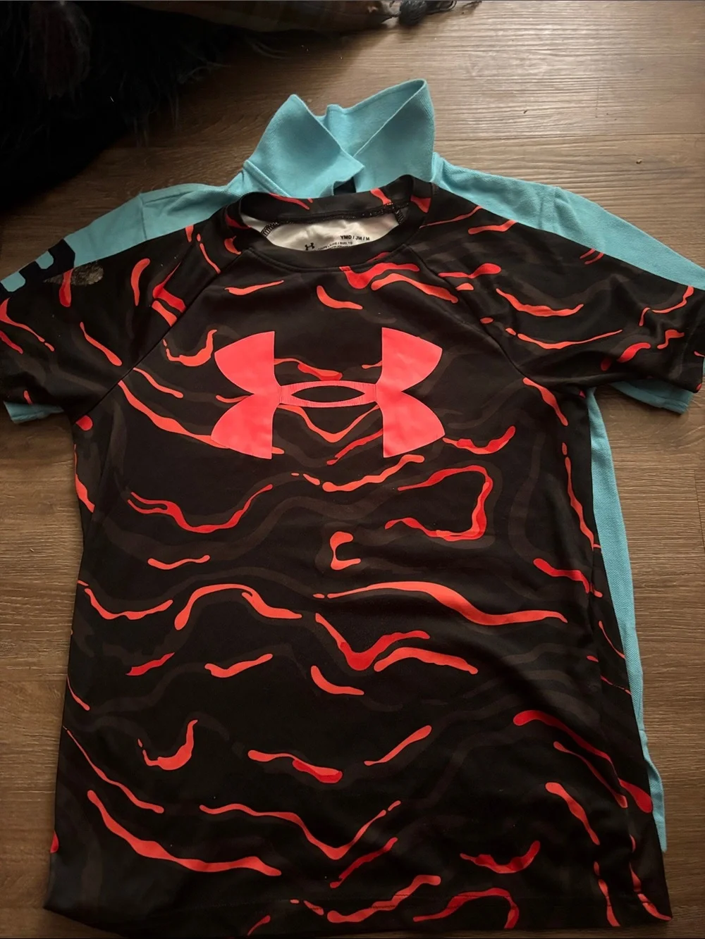 Ralph Lauren Kids Polo Shirt in Aqua Blue with Navy Logo